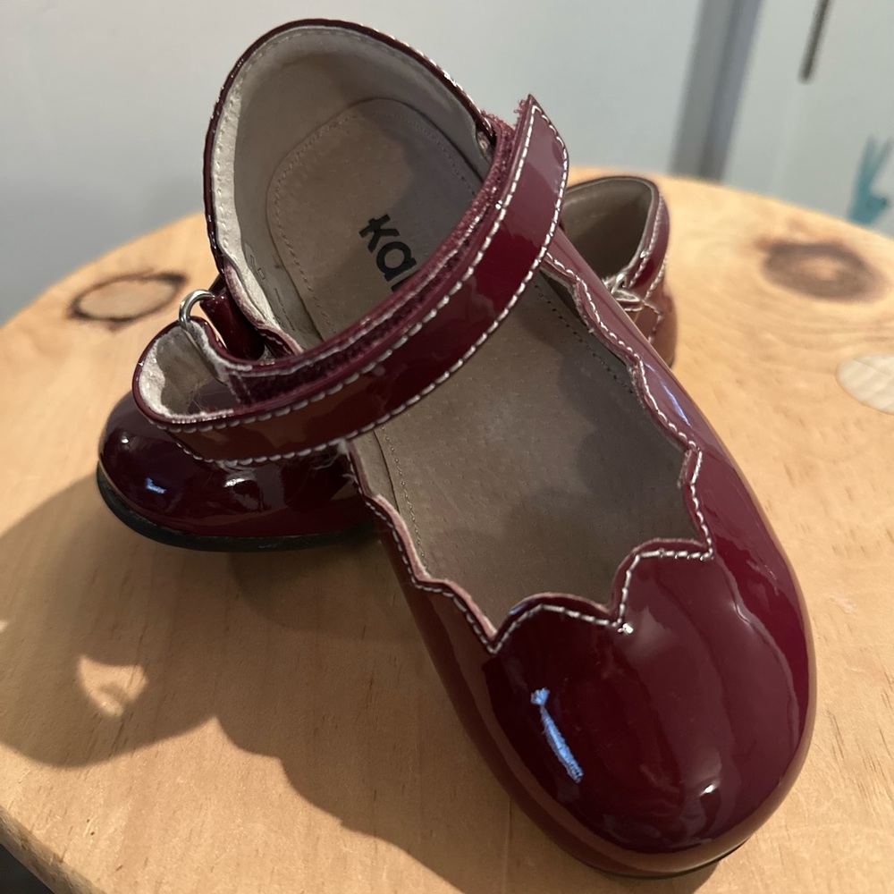 See Kai Run Red Dress Shoes with Classic Silhouette